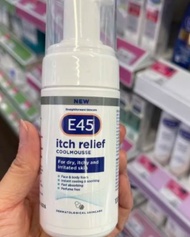 ⊿Stock UK New Product E45 Itch relief Calm Mu Si Dry Itchy Skin Sensitive Muscle Special 100ML♠150ML