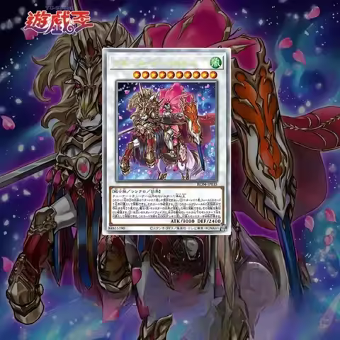 Yu-Gi-Oh Baronne de Fleur Anime Game Peripheral Collection Flash Card Christmas Present Toys Hobbies