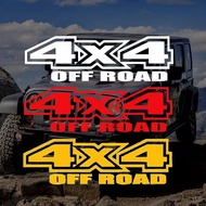 4X4 Creative Sticker 4WD Waterproof Sign