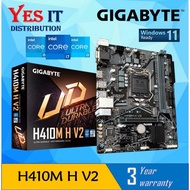 GIGABYTE H410M H V2 / H510M H V2 LGA1200 mATX MOTHERBOARD + Intel®Core 10th Gen Processors (G6405)