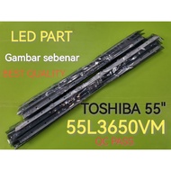 TOSHIBA NEW SET LED BACKLIGHT 55L3650VM