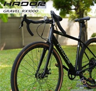 จักรยานเสือหมอบ แกรเวล ไบค์ Gravel Bike Hador RX1000 ชุดขับLTwoo 1x10 สปีด ดิสก์เบรคสาย เฟรมอะลูมิเนียม ยางขนาด 700 × 40c