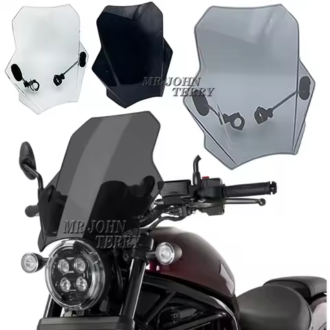 Front Windscreen Windshield Screen Wind Shield Deflector Protector For HONDA CMX1100 CMX300 CMX500 R