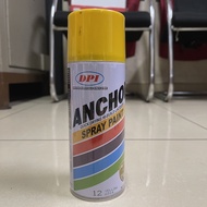 ANCHOR SPRAY DPI STANDARD 12 YELLOW SPRAY PAINT CAT SPRAY ANCHOR WARNA KUNING CAT 12 WARNA YELLOW