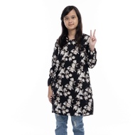 AQEELA Flower Journey Kids Blouse - Black (ak321b)