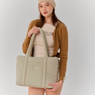 A DAY PUFFY TOTE BAG 🌈 กระเป๋านุ่มนิ่มไซค์ใหญ่ “กันน้ำ” รองรับโน๊ตบุ้ค15นิ้ว (ฟรีพวงกุญแจ mini pouc