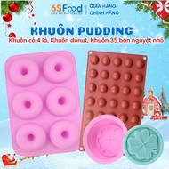 Cat Paw Shaped Silicone Mold, 6-Cell Donut for Making Jelly, Gummy Candy, Jelly, Ice,...- 6SFOOD Hou