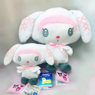 日韓正版現貨*月夜Melody*Kuromi20周年紀念公仔*睡衣眼罩派對系列*睡覺睡衣恰眼瞓水怪Hangyodan*韓國銀色Kuromi *Cinnamoroll*藍色蝴蝶結造型玉桂狗* Hangy