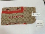 Coach 士多啤梨 草莓 絲巾 披肩