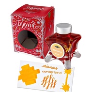 British Diamine Fountain Pen Ink Bottle, Diamine Inkvent Red Edition Wonderland Standard Ink Bottle 