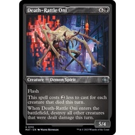 Death-Rattle Oni (Foil Etched) - March of the Machine: The Aftermath (MAT) MTG