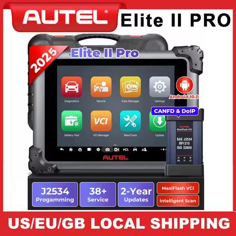 Autel Maxisys Elite II Pro Car Diagnostics Tool J2534 ECU Programming ECU Coding Motor TruSpeed CAN 