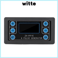 WITTE PWM Pulse Generator, ZK-PP1K DC3.3V ‑30V PWM Pulse Frequency Generator, Function Generator Wit