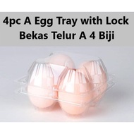 4pcs A Egg Tray 50pcs / Bekas Telur A 4 Biji 50pcs / Egg Packaging / Bekas Telur A / Disposable Plas