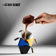 MHW-3BOMBER Bomber Prism Measuring Cup Coffee Extraction Cup Double Scale Espresso Measuring Cup Alu