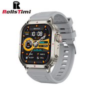 2025 SmartWatch Olahraga สำหรับผู้ชาย1.95นิ้วสมาร์ทวอท์ชโทรผ่านบลูทูธจอ HD กันน้ำ IP68อัตราการเต้นขอ