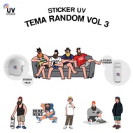 UV STICKERS - RANDOM THEME VOL 3 | UV STICKERS, MOTORCYCLE STICKERS, CAR STICKERS, HELMET STICKERS, 