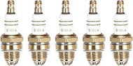 uxcell BM6A Spark Plug 3 Electrode for M7 / L7T / CJ8 / 1560 Spark Plugs Replacement, 5pcs