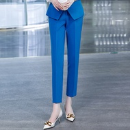 RYRYSTYLE ชุดฉบับภาษาเกาหลีกางเกงขายาวพิธีการสูทมืออาชีพแขนยาวสำหรับผู้หญิงเสื้อเบลเซอร์9922สำหรับสั