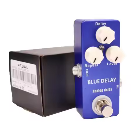 Mosky Deep Blue Delay Mini Guitar Effect Pedal True Bypass Guitar Parts & Accessories Delay Effect P