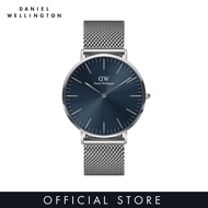 Daniel Wellington Classic 40mm Sterling Silver Arctic Dial Watch for men - Stainless Steel watch str