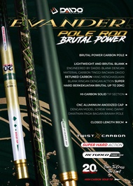 JORAN POLE PANCING DAIDO EVANDER CARBON RUAS 90CM SIZE 250CM 300CM 360CM 450CM 540CM 630CM