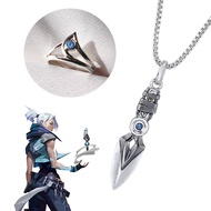 Game Valorant Necklace Jett Sage Cosplay Unisex Pendant Fashion Cosplay Accessories Gifts