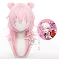Misscoo March 7th Cosplay Wig Game Honkai Star Rail Cosplay Long Pink Gradient  Heat-resistant Fiber