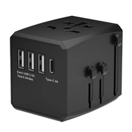 Travel Adapter Universal Eu Uk Aust Usa Multifunction/Adapter Usb Cas