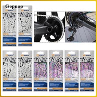 Gepnoo Bike Chain 8-11 Speed 116 Links Chain for Folding Bike Racing MTB Sports
