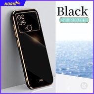 [Hot sale]Luxury Plating Square Case For Xiaomi Poco C40 C31 M5 M4 X4 Pro X4GT Soft Silicone Back Co