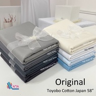 3.5m Original Toyobo Cotton Japan Kain Pasang Bidang 58 By Ana Textile