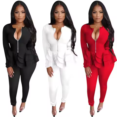 pants sets suits for women 2022 office outfits women suits long sleeve suit sets lady suits set pant