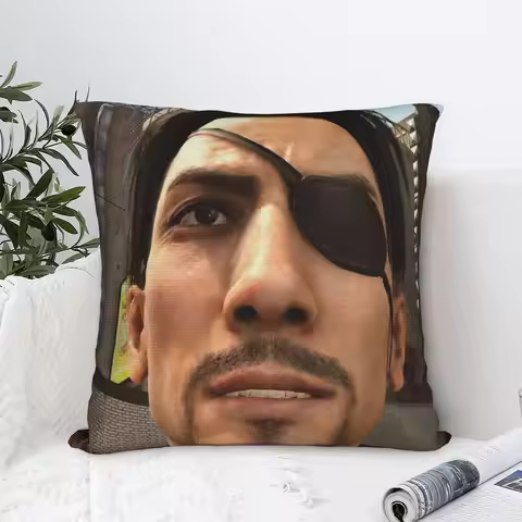 Goro majima yakuza meme Pillow Cover Soft Cushion Cover Morden Pillow Case For Sofa Car Home Decor