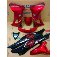 COVERSET MODENAS MR1 OLD/KRISS 120 DESIGN MERAH PURBA EDITION