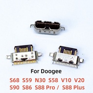 2-10Pcs Usb Charger Port Connector Charging Dock Type C Plug For Doogee S68 S59 N30 S58 V10 V20 / S9