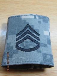 美軍 公發 ACU 色 Staff Sergeant 中士 SSG E-6 軍階 Gore-Tex 外套 - 美國 