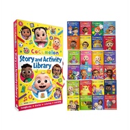 Cocomelon Educational Story & Activity Library 24 Books Gift Set For Kids To Learn
