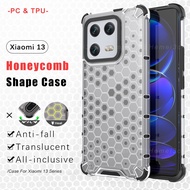 Xiaomi Mi 13 Xiaomi13 Pro 5G Honeycomb Dissipation Casing Hard Transparent Phone Case Cover