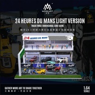 More Art 1:64 24 Heures du Mans (The 24 Hours of Le Mans) Track 3D Cube Scene Model Diorama Diecast 