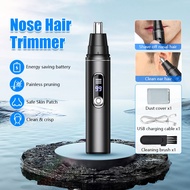 NEW LED Display Rechargeable Nose Trimmer Men Trimmer Nose Razor Shave Nose Hair Trimmer Electric No