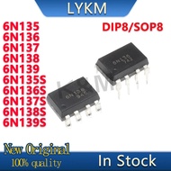 5PCS New 6N135 6N136 6N137 6N138 6N139 DIP 6N135S 6N136S 6N137S 6N138S 6N139S SOP photocoupler In St