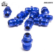 10PCS/LOT Hose End Fitting/ Oil cooler fitting  AN8-AN10 for BRAIDED HOSE FUEL OIL WATER (blue,H Q) 