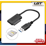 USB 3.0 to 7+6 13Pin Slimline SATA Laptop CD/DVD ROM Optical Drive Adapter Cable