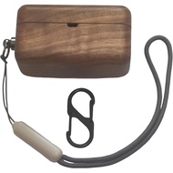 DAYJOY Handmade Nature Wooden Genuine Real Wood Protective Case Cover with Carabiner and Lanyard Com