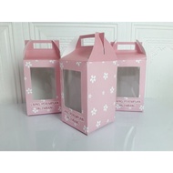 Cupcake box daisy flower/cupcake box daisy flower/cupcake box custom daisy flower