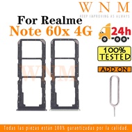 For Realme Note 60x 4G RMX3938 Sim Card Tray Sim Card Slot Holder Card Holder Reader SD Slot Adapter