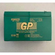 GP 12V 7.0AH PREMIUM Rechargeable Sealed Lead Acid Battery For Electric Scooter/Toys/Bike/Solar/Alar