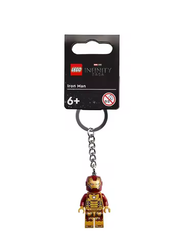 Lego 854240 New Version Iron Man Minifigure Key Chain Keychain Marvel Superhero Gift Collection