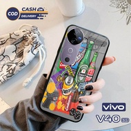 VIVO V40 & V40 PRO Glass Softcase - V40 & V40 PRO Mobile Phone Case [T97].